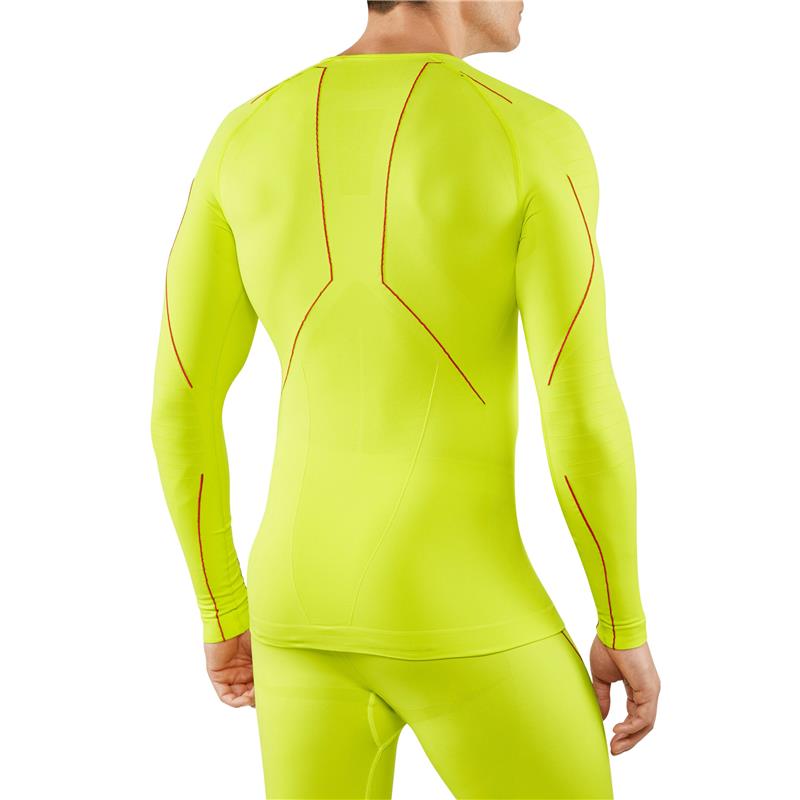 Moška majica FALKE W Longsleeved Shirt Tight m bright yellow