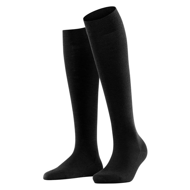 Nogavice FALKE Softmerino KH black