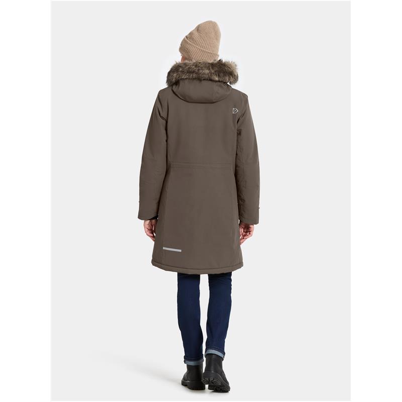 Ženska jakna ERIKA WNS PARKA 3 Brown