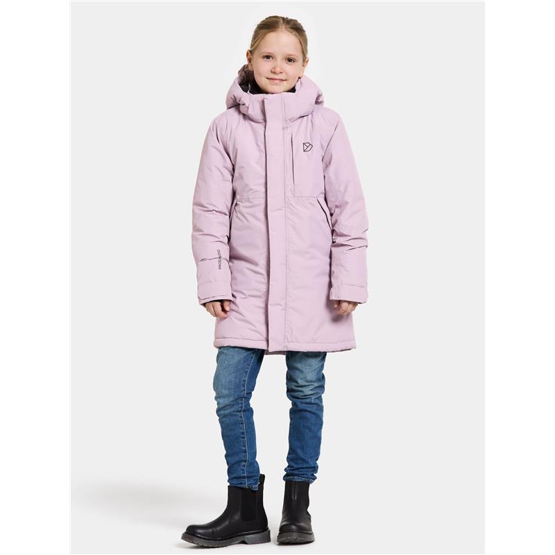 Otroška jakna PORFYR KIDS PARKA Dusty lilac