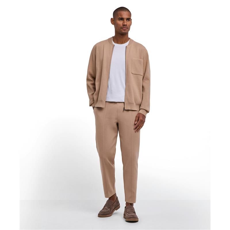 Moški pulover FAV Cotton Milano Zip Jacket m sesame