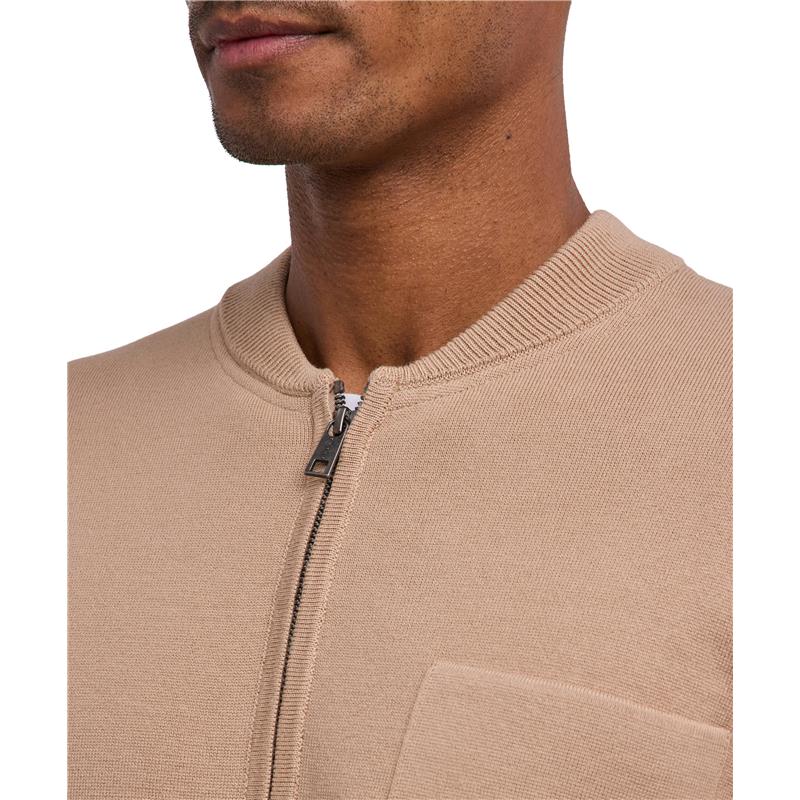 Moški pulover FAV Cotton Milano Zip Jacket m sesame