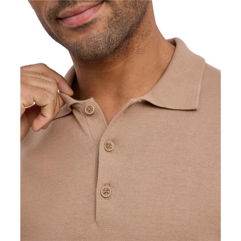 Moška polo majica FAV Cotton Polo Shirt m sesame