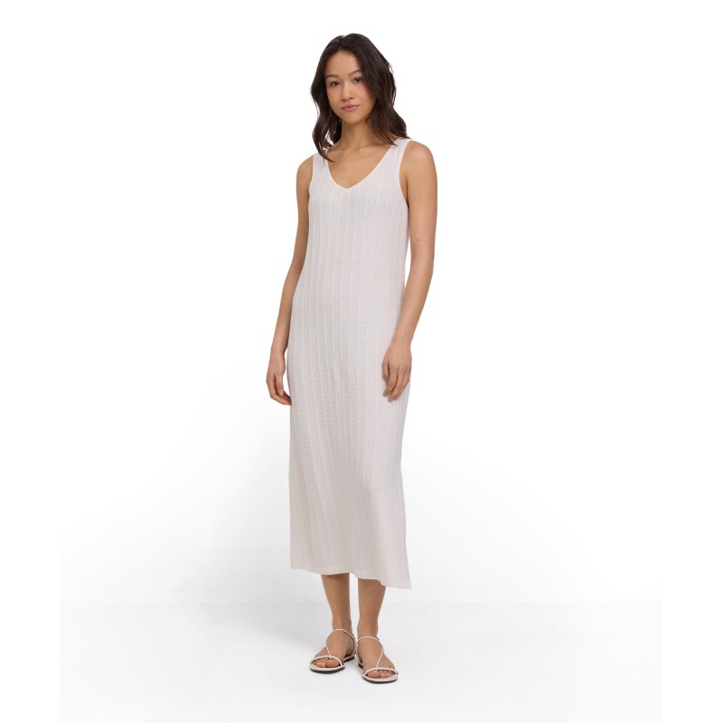 Ženska obleka SEL Linen Blend off-white