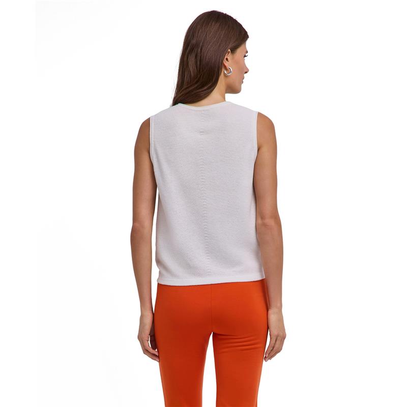 Ženska majica FIN Linen Top w off-white