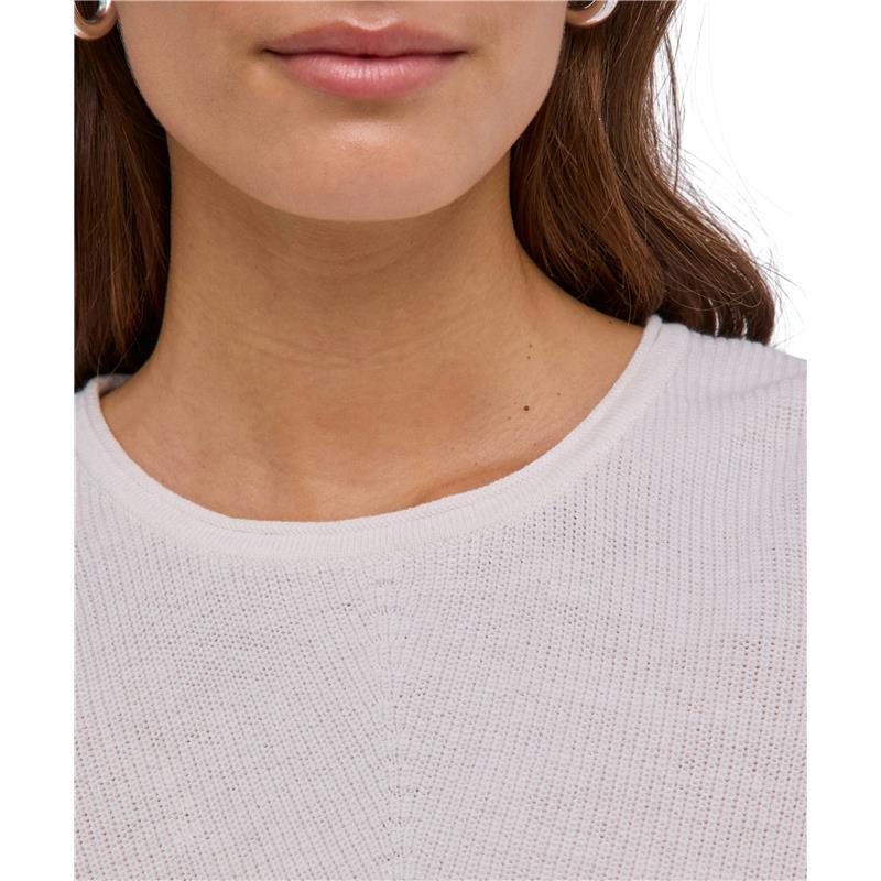 Ženska majica FIN Linen Top w off-white
