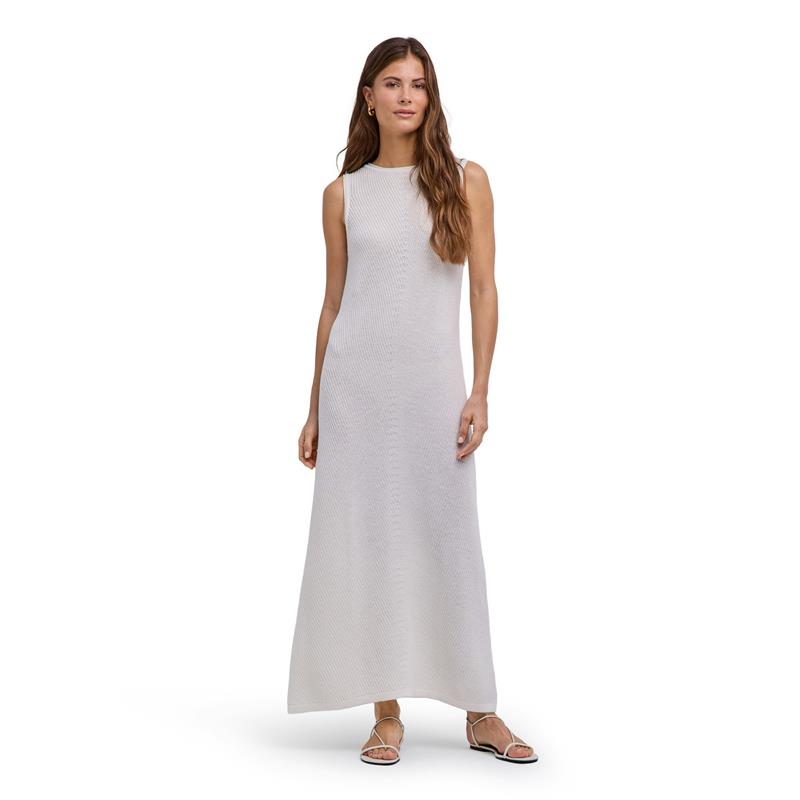 Ženska obleka FIN Linen Dress w off-white