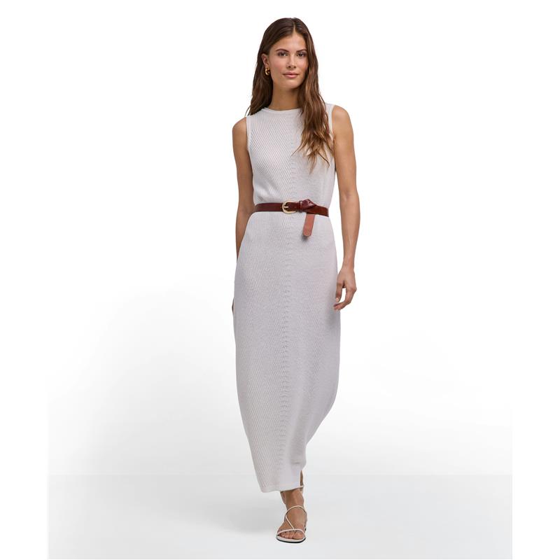 Ženska obleka FIN Linen Dress w off-white