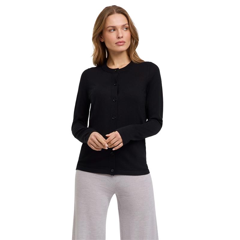 Ženska jopa FAV Merino X-fine Cardigan w black