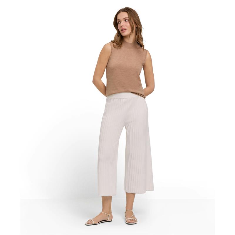 Ženska majica FAV Merino X-fine Mock Top w camel