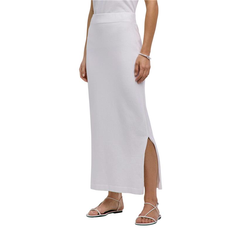 Žensko krilo FAV Cotton Midi Skirt w off-white