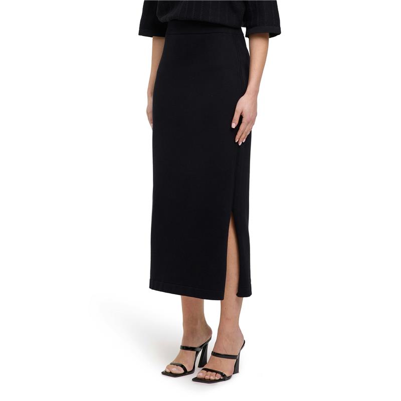 Žensko krilo FAV Cotton Midi Skirt w black