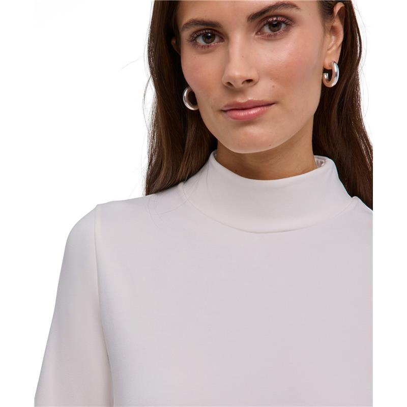 Ženska majica SEL Viscose Mock Neck HS w off-white