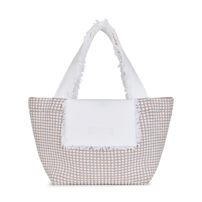 Torba SEL Striped Cotton Shopper w fungi