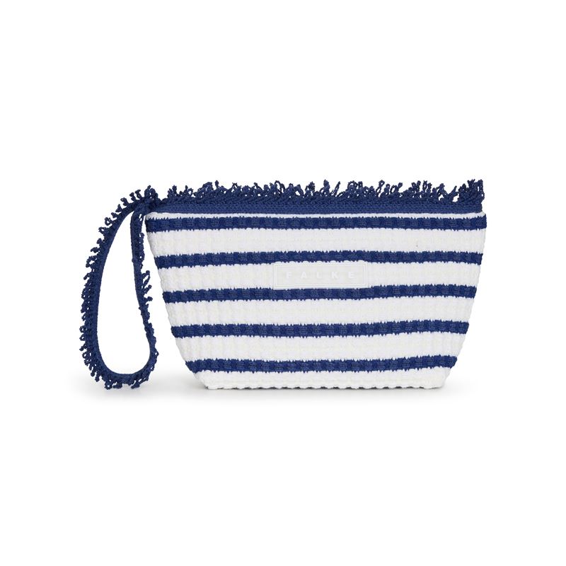 Torba SEL Striped Cotton Pouch Bag w dark blue