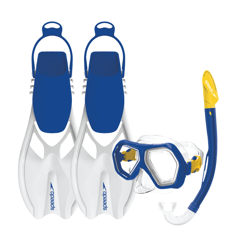Otroški set za potapljanje LEISURE JR DUAL LENS AND FINS SET