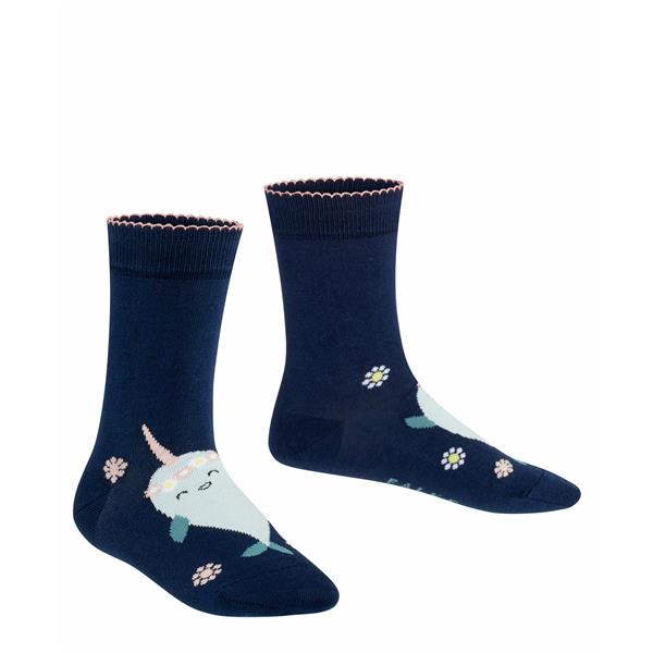 Otroške nogavice FALKE Narwhale SO royal blue