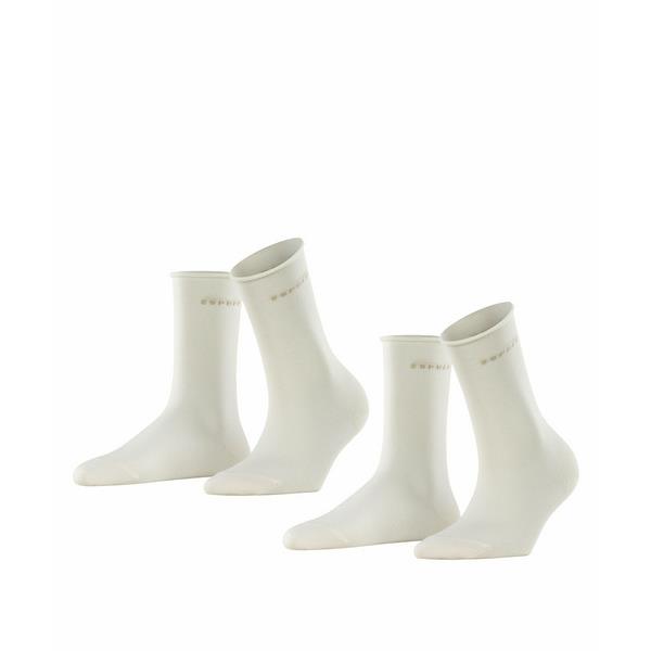 Ženske nogavice Esprit Basic Pure 2-Pack Women SO off-white