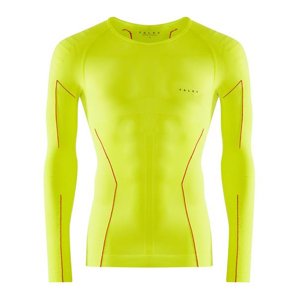 Moška majica FALKE W Longsleeved Shirt Tight m bright yellow