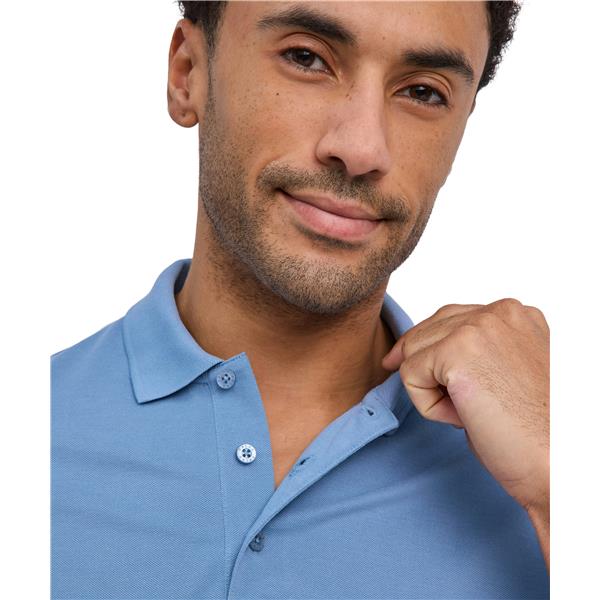 Moška polo majica FAV Pima PiquĂ© Polo m sky blue