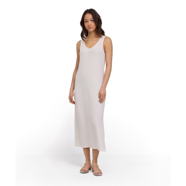 Ženska obleka SEL Linen Blend off-white