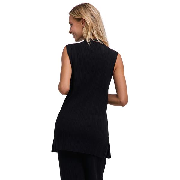 Ženska majica FIN Plissee Long Top w black