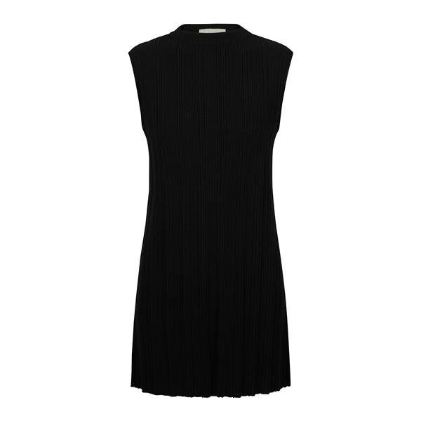 Ženska majica FIN Plissee Long Top w black