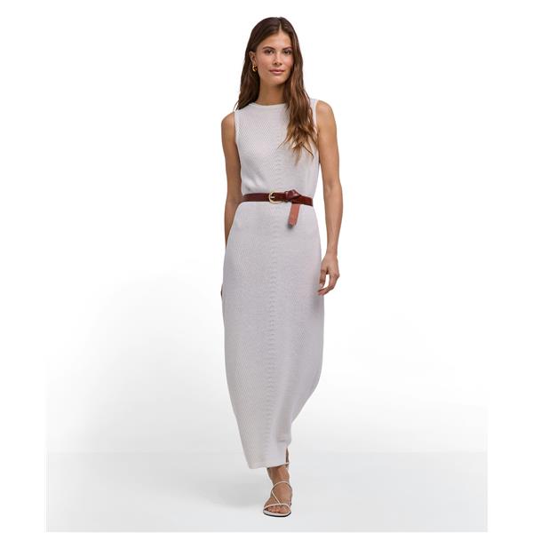 Ženska obleka FIN Linen Dress w off-white