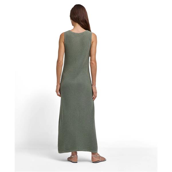Ženska obleka FIN Linen Dress w grass