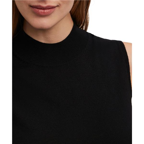 Ženska majica FAV Merino X-fine Mock Top w black