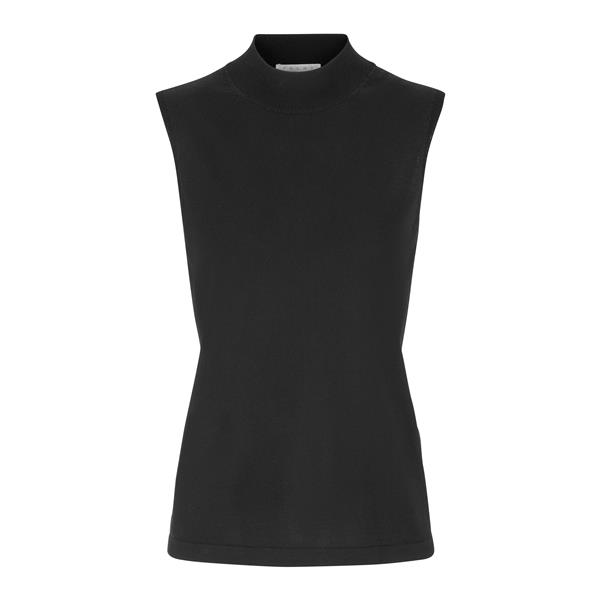 Ženska majica FAV Merino X-fine Mock Top w black