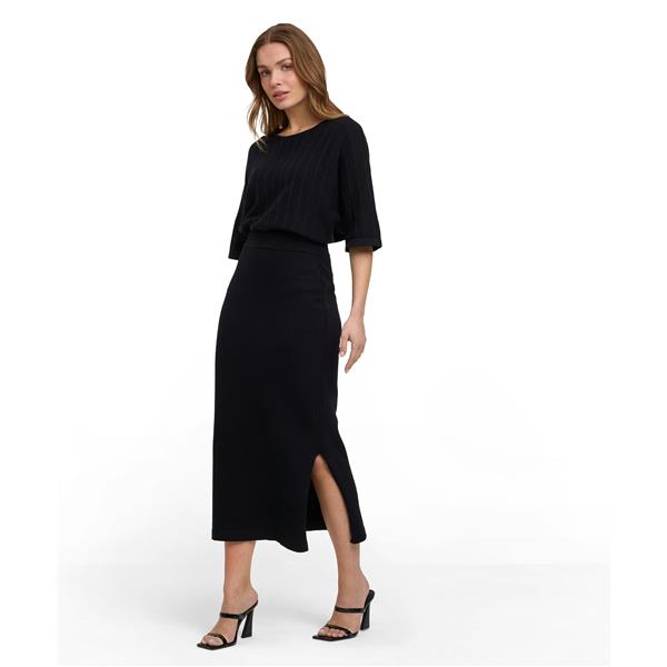 Žensko krilo FAV Cotton Midi Skirt w black