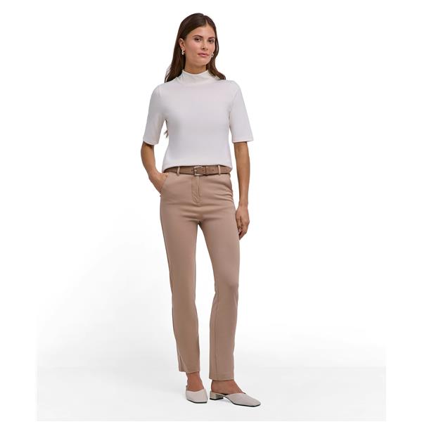 Ženska majica SEL Viscose Mock Neck HS w off-white