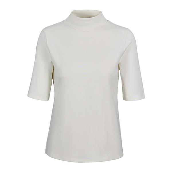 Ženska majica SEL Viscose Mock Neck HS w off-white