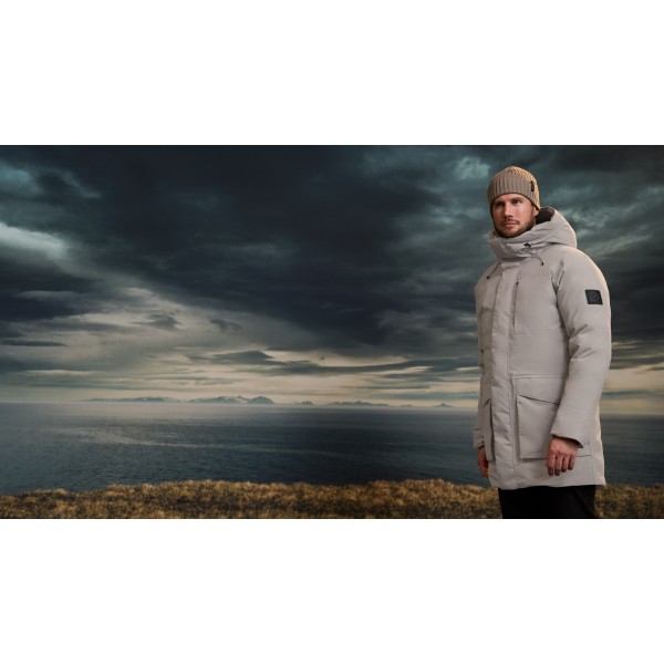 Moška jakna AKILLES USX PARKA 2 Ash brown