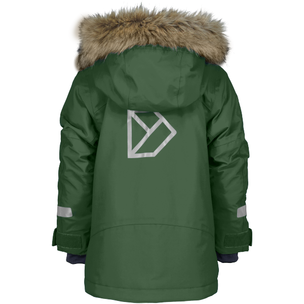 Otroška jakna BJÄRVEN KIDS PARKA 3 Pine Green