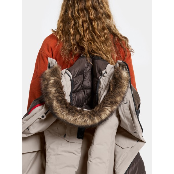 Ženska jakna CERES WNS PARKA 2 Ash Brown