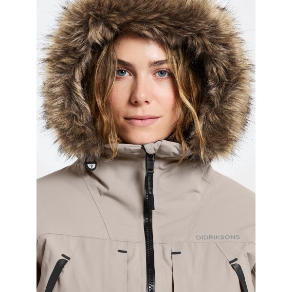 Ženska jakna CERES WNS PARKA 2 Ash Brown