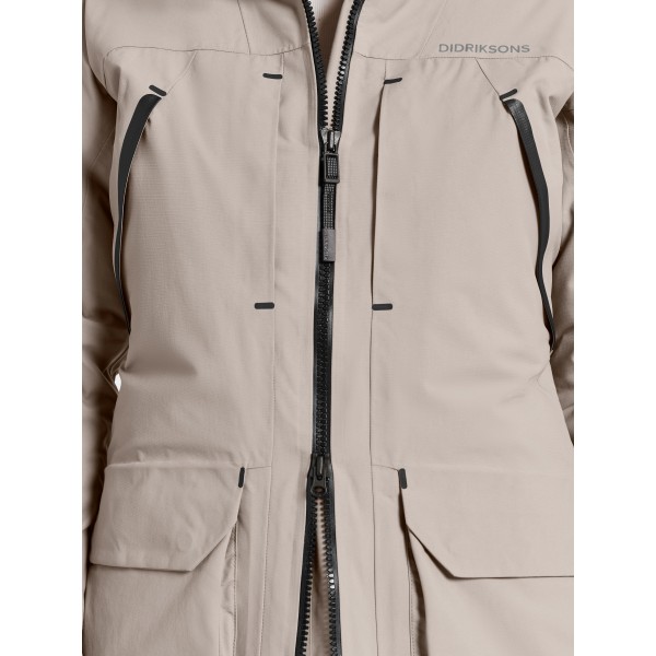 Ženska jakna CERES WNS PARKA 2 Ash Brown