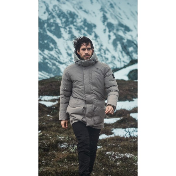 Moška jakna AKILLES USX PARKA 2 Ash brown