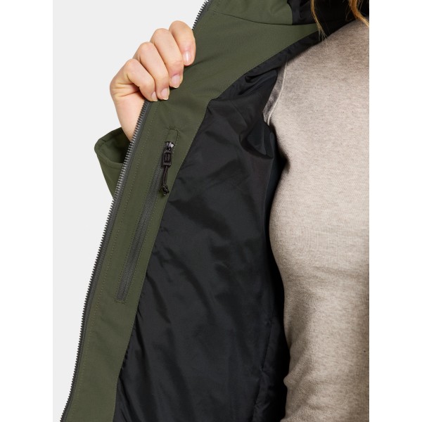 Ženska jakna HELLE WNS PARKA 6 Deep Green