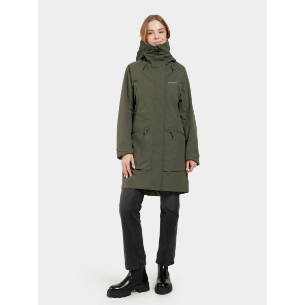 Ženska jakna ILMA WNS PARKA 8 Deep Green