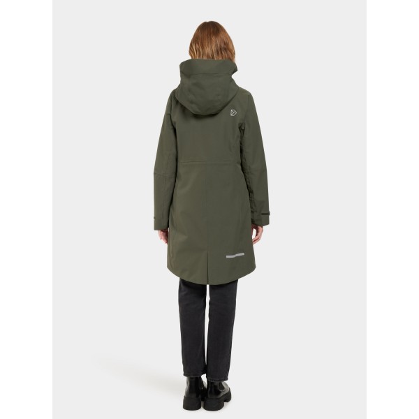 Ženska jakna ILMA WNS PARKA 8 Deep Green