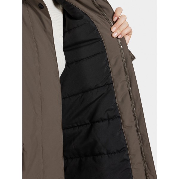 Ženska jakna ILSA WNS PARKA Mocha Brown