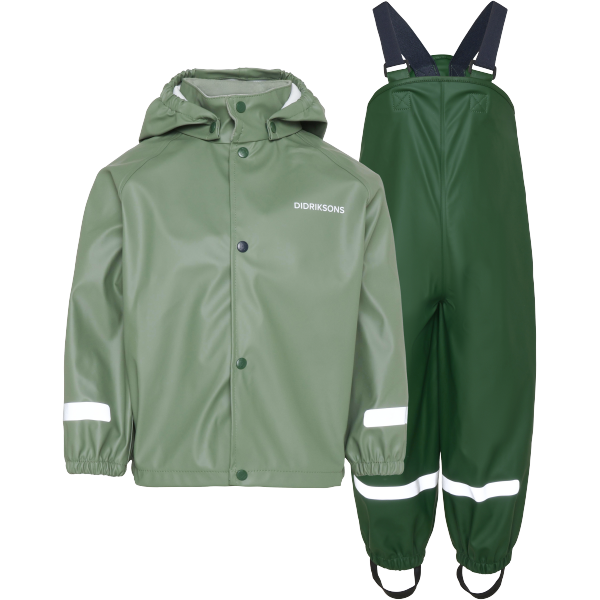 Dežni komplet SLASKEMAN KIDS SET Light Moss