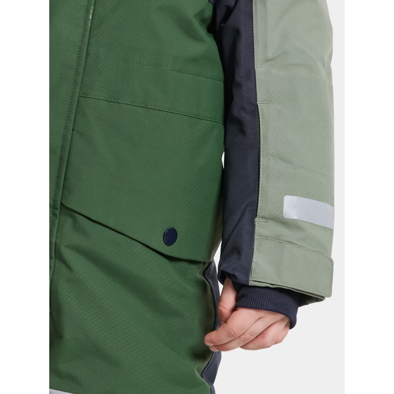 Otroški kombinezon BJÄRVEN KDS COVER 4 Light Moss