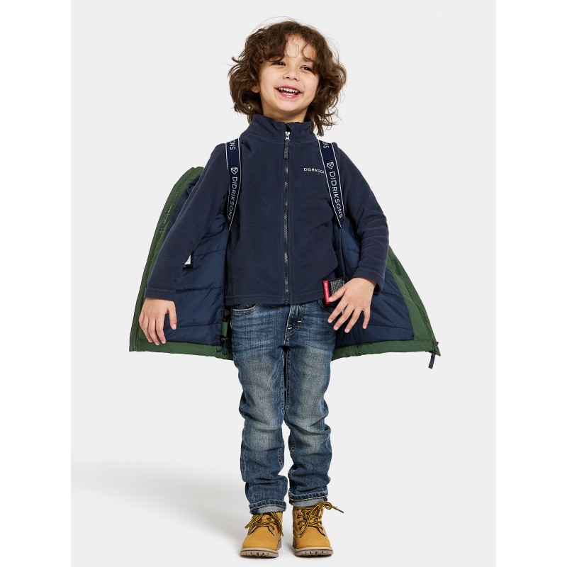 Otroška jakna BJÄRVEN KIDS PARKA 3 Pine Green