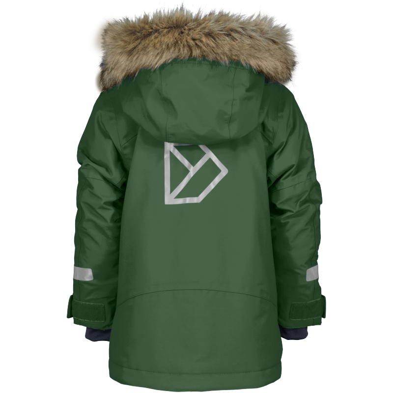 Otroška jakna BJÄRVEN KIDS PARKA 3 Pine Green