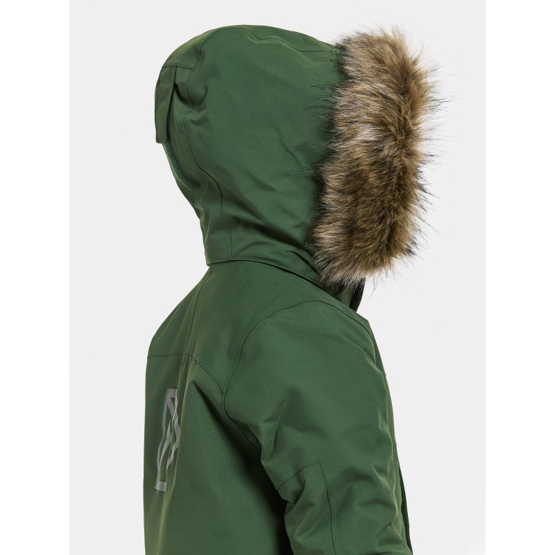 Otroška jakna BJÄRVEN KIDS PARKA 3 Pine Green