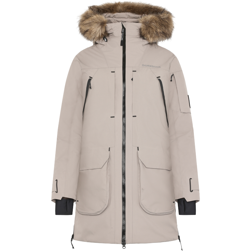 Ženska jakna CERES WNS PARKA 2 Ash Brown